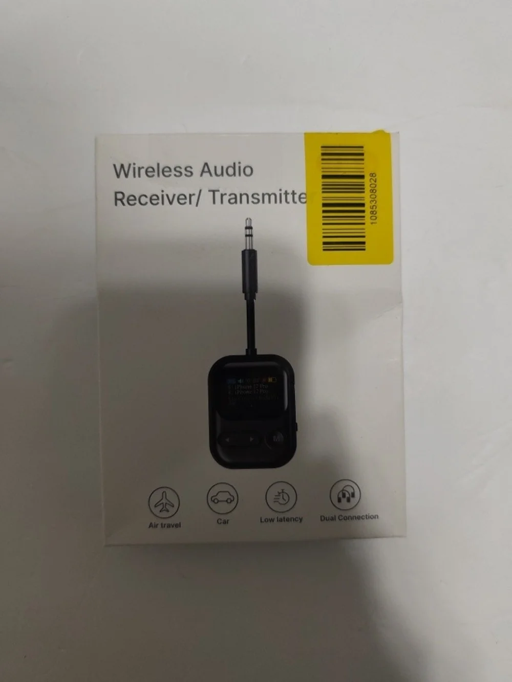 2-in-1 Bluetooth 6.0 Transmitter Receiver, Bluetooth Adapter for Airplane
